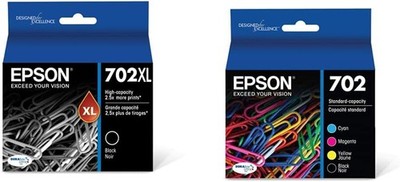 Epson T702120-BCS DURABrite Ultra Black and Color Combo Pack Standard Capacity