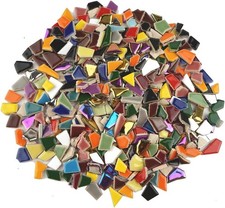 Vibrant Broken Ceramic Tiles for Crafts Mosaics,Irregular Polished