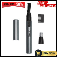 Wahl Nose Ear Trimmer Neck Hair Beard Eyebrow Groomer Clippers Micro Personal