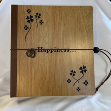 Happiness Photo Album Holds 200 4x6 Photos. Beautiful Gift