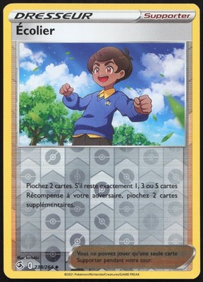 Pokemon Karte Schüler 238/264 Reverse Fusionsfaust Französisch