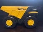 Tonka Steel Classics Toughest Mighty Dump Truck 952 Yellow Used No Box USA Made