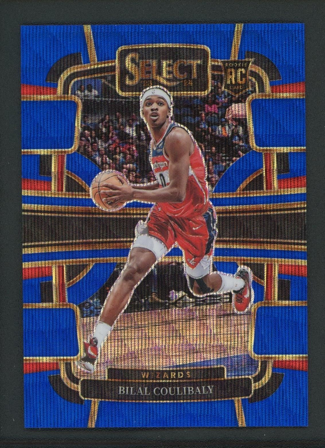 2023-24 BILAL COULIBALY 50/75 PANINI SELECT CONCOURSE WAVE BLUE ROOKIE RC #97