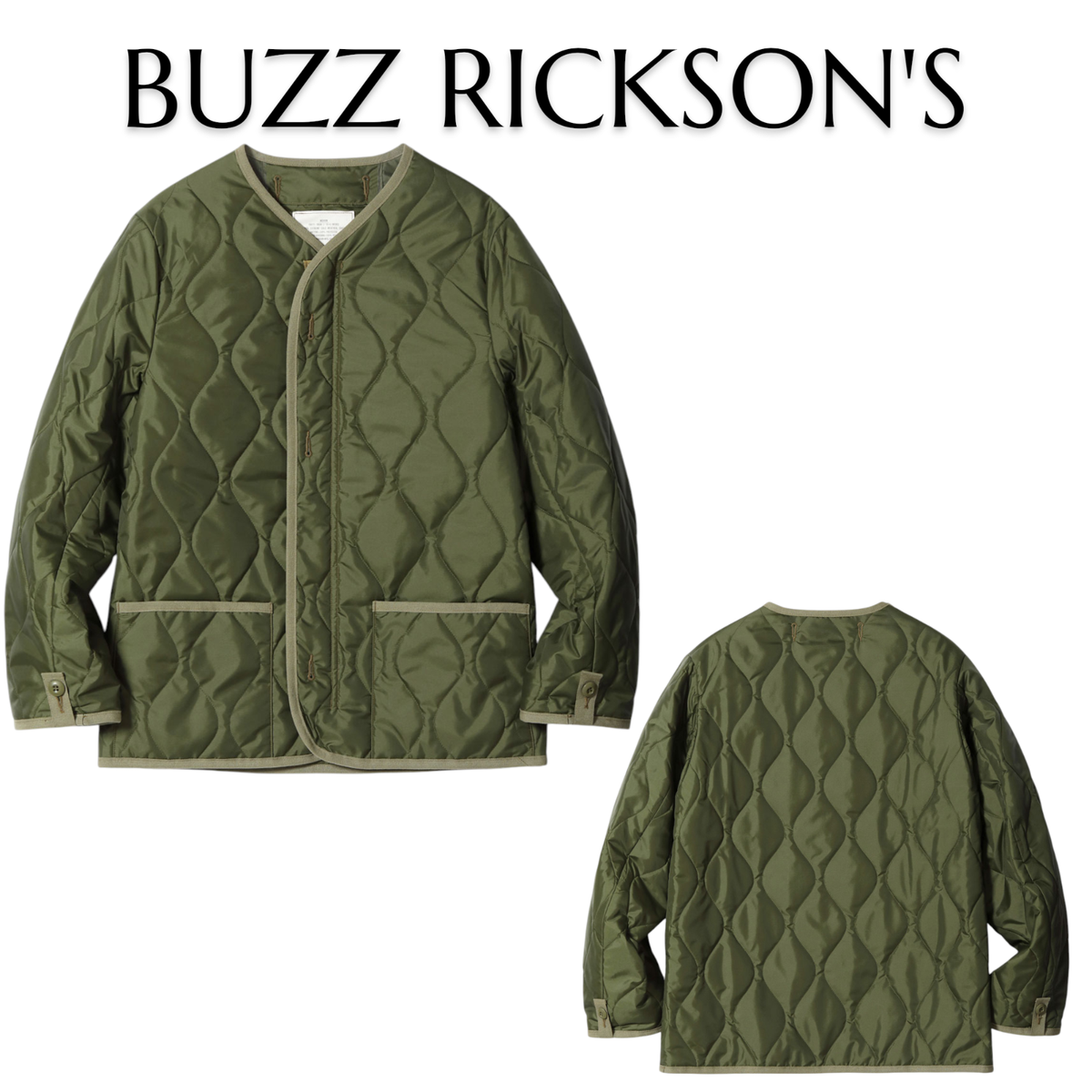 BUZZ RICKSON'S Lot No. BR15754 Type M-65 LINER JACKET OLIVE Japan
