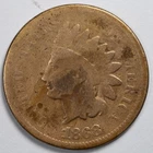1868 Indian Head Penny Cent Good (G) Cleaned