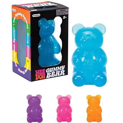Nee Doh Nice Cube Gummy Bear Blue Fidget Street Toy NEW IN BOX **