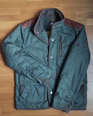 Men Timberland Earthkeepers Jacket Khaki Cotton 40