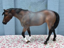 Breyer Horse Custom Indian Pony Mustang Mare Mold Bay Roan Cm Repaint OOAK