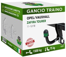 Per Opel ZAFIRA TOURER SW Metano 11-18 Gancio Fisso