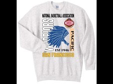 Vintage San Francisco Logo Heather Grey L Crewneck