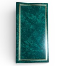 Vintage Green 35mm Photo Album De Luxe Craft Chicago Holds 3.5x5.25