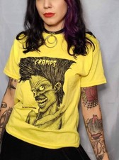 2X CRAMPS bad Music for Bad People Rockabilly punk T SHIRT XXL