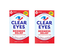 Clear Eyes - Redness Relief - Eye Drops - 0.5oz Each - 2 Pack