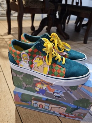 VANS the Simpsons x Old Skool Moe's Tavern Sneakers Size 10