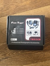 Wireless Flash Trigger Remote Receiver Transmitter Set 30m for Canon Nikon UK