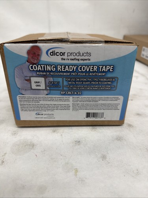 #ad Dicor 50 Foot Grey Adhesive Tape For Rv Roof Coating System Sealing $35.99