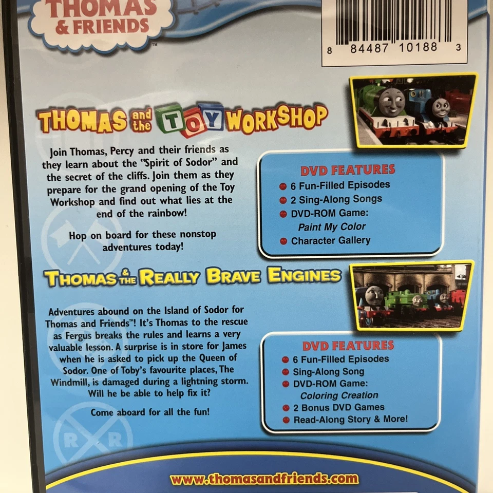 Thomas & Friends Thomas & the Toy Workshop/Thomas & the Really Brave Engine DVD - Image 4 of 4