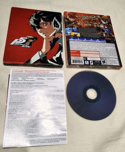 PS4 STEELBOOK EDITION PERSONA 5 ROYAL - Complete Authentic Tested 🎮😎🔥
