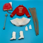 🎺 Vintage Mattel Barbie 1964 #0875 Drum Majorette Outfit COMPLETE & BEAUTIFUL!
