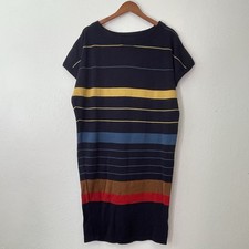 Vintage Gianni Versace Cotton Sleeveless Knit Tapered Dress Womens Sz 1