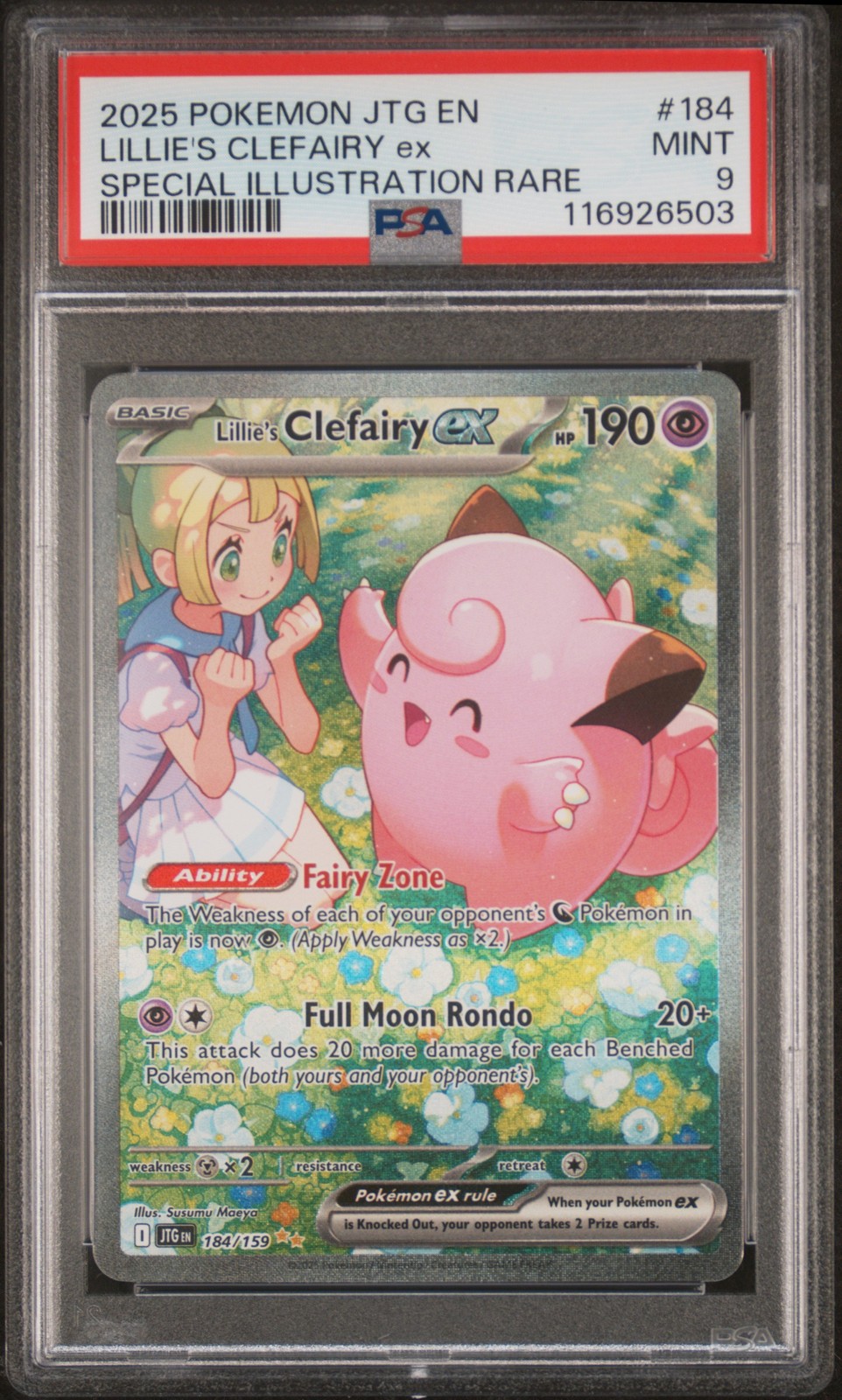 Lillie's Clefairy Ex #184