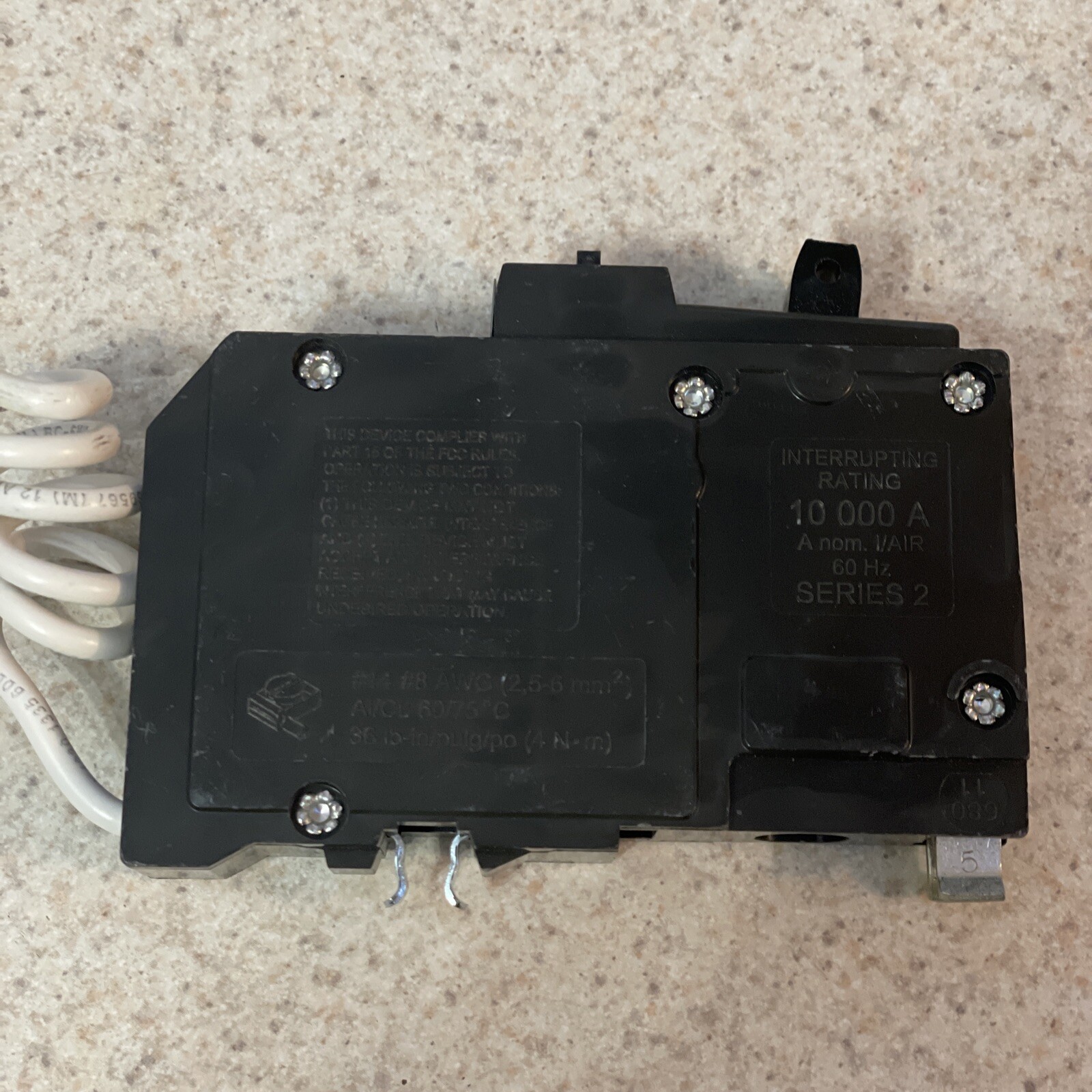 Square D QO115EPD Equipment Protection GFCI Breaker 15A, 1P, 10kA, 30mA