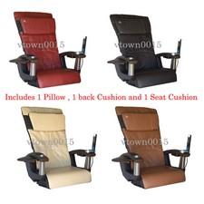 HT138 Leather pad Set/Upholstery/Back Pillow Seat for Massage Spa Pedicure Chair