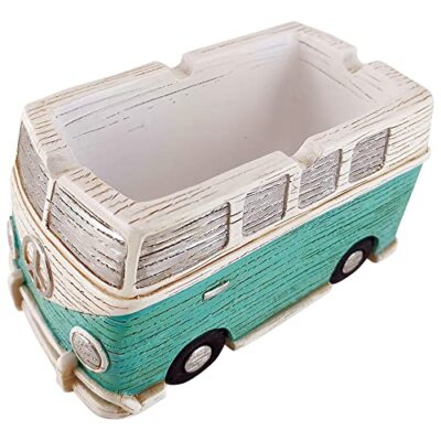 Hippy Van Ashtray - Peace and Love VW Bus Inspired Smoking Tray - 5.75''x3''