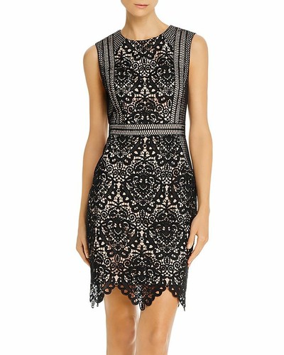 Aidan by Aidan Mattox Scalloped Lace 