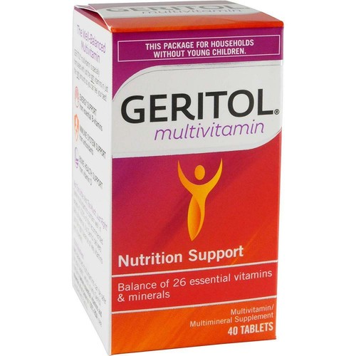 Amazon.com: Geritol Multi-Vitamin Nutritional Support Tablets, 40 Count,... - Picture 3 of 9
