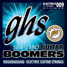 Ghs Sub-zero Guitar Boomers - Electric Guitar Strings - Extra Light (009-042)