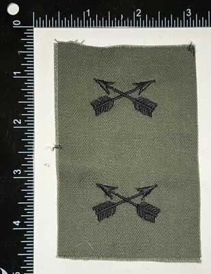 Post Vietnam Special Forces SF Officer Rank Insignia Pair Cloth UNWORN ...