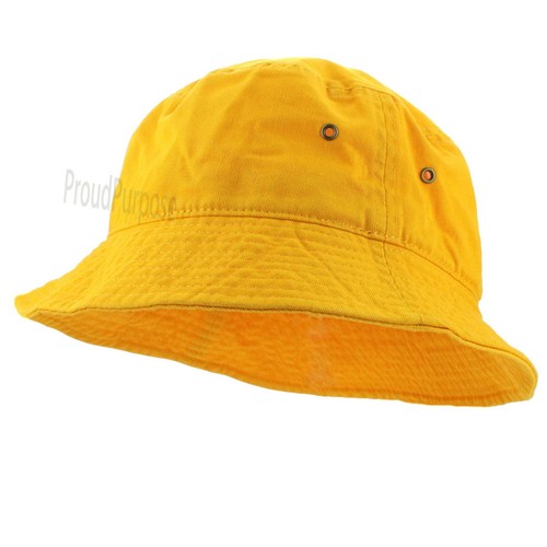 Bucket Hat Cap Fishing Boonie Wide Brim 