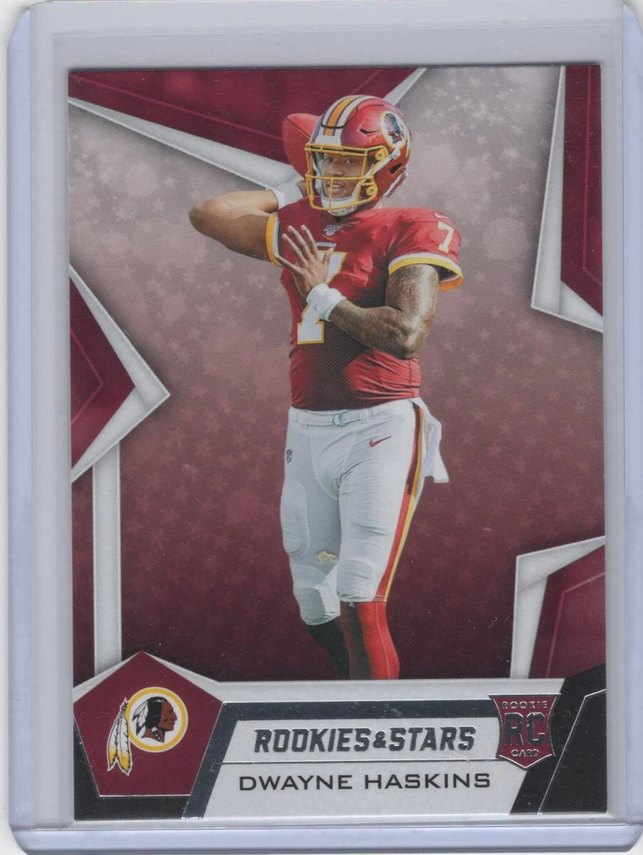 Dwayne Haskins trading card