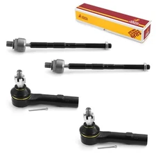 Inner & Outer Tie Rod End Kit for 2007-2016 GMC Acadia Buick Enclave