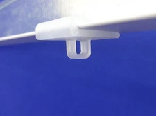 Snap Clip Hook Track Grid Tile Drop Ceiling Hinged Signage Banners Retail Supply