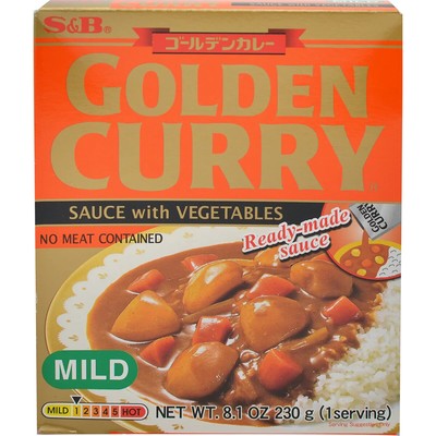 S&B即食咖喱酱包(小辣) - SB GOLDEN CURRY SAUCE MILD - Free Shipping over $45