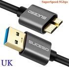 SUCESO 5Gbps USB 3.0 A to Micro B Universal Compatible Hard Drive 0.5m Cable