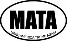 MAKE AMERICA TRUMP AGAIN MATA DECAL WINDOW BUMPER STICKER POLITICAL