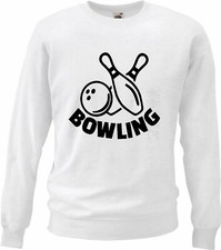 Sweatshirt BOWLING - BOWLINGS KUGEL - BOWLINGBAHN - BOWLING CENTER - BOWLINGS