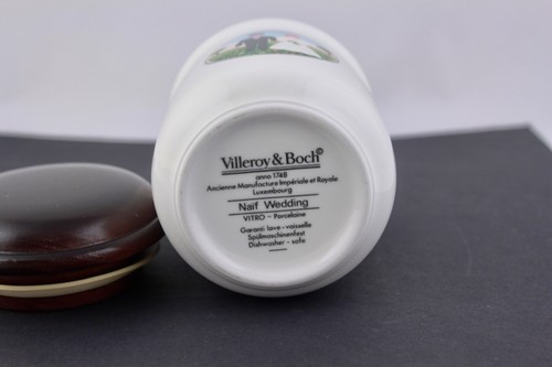 VILLEROY & BOCH NAIF WEDDING 3" STORAGE JAR & LID - NEW - Picture 5 of 5