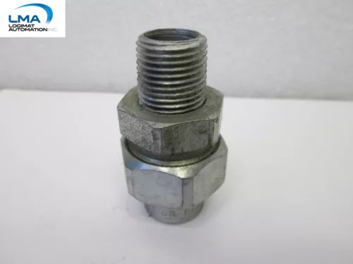 4x CONDUIT UNION UNF-50S 1/2" IRON STEEL EXPLOSION PROOF 3-pcs  - PAINTED