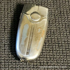 Vintage Colibri Cigarette Cigar Lighter Silver Tone Push Button Untested