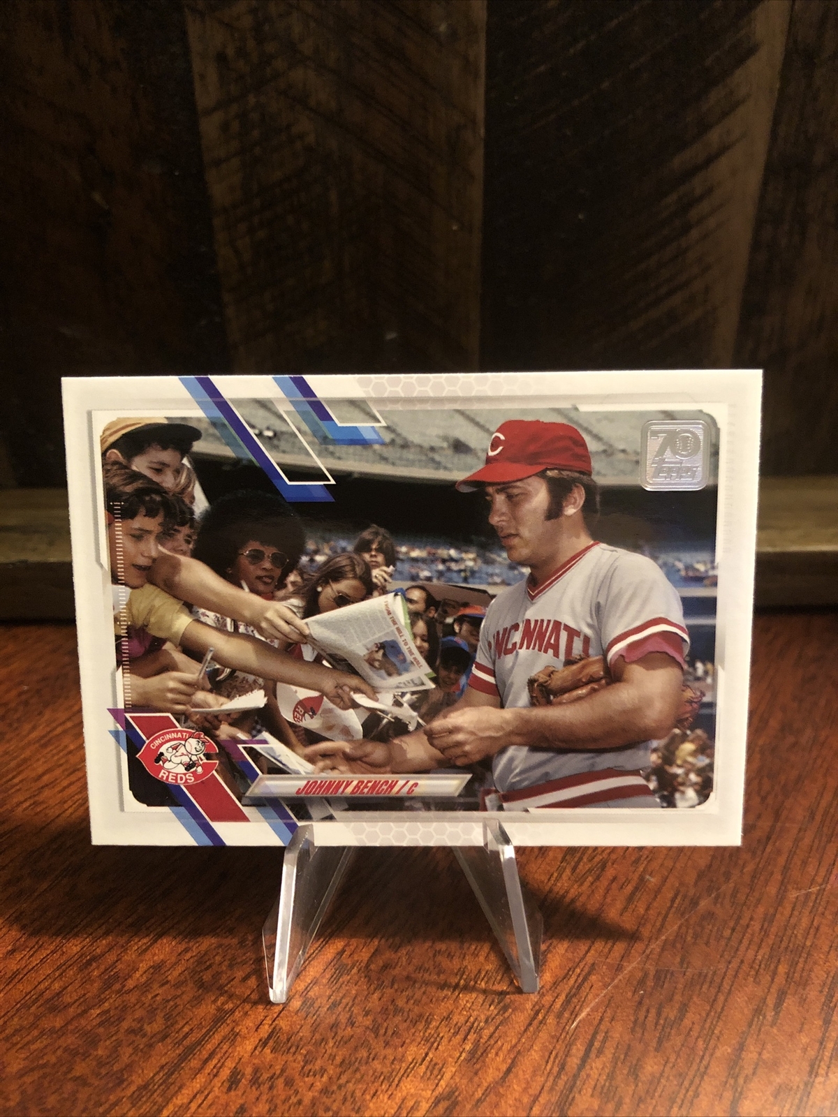 2021 Topps Series 2    Johnny Bench  Photo Variation SP   #580