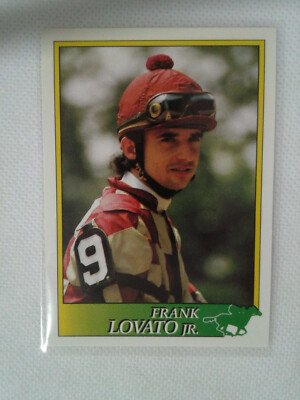 Frank Lovato Jr. trading card (Horse Racing) 1993 Jockey Star #79
