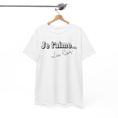 ☆新品☆Deuxième Classe J’AIME T-shirt Je t'aime as worn by Jane Birkin T shirt, Music band rock punk