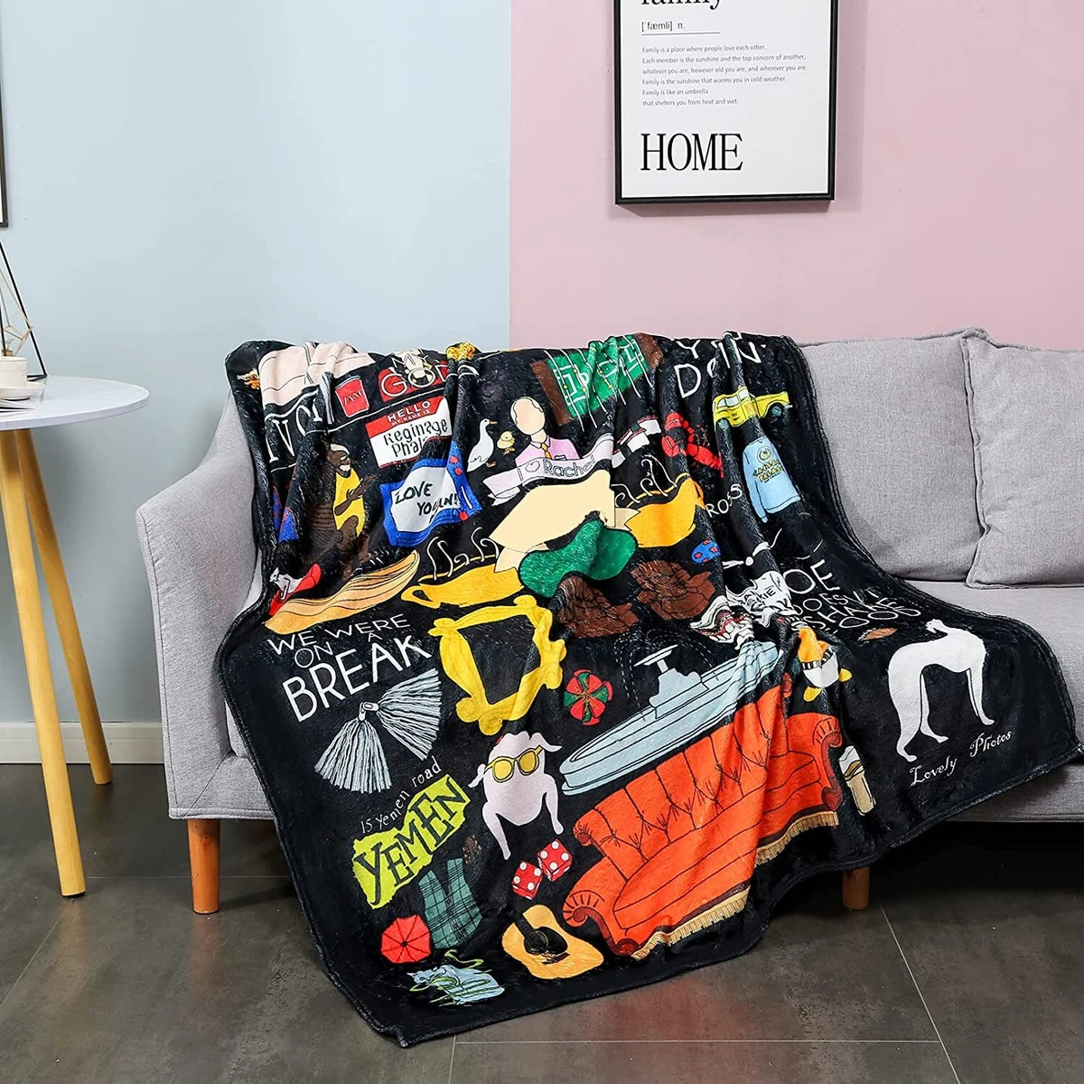 Comfortable blanket store for couch