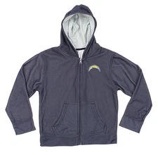 OuterStuff Los Angeles Kids & Youth NFL Los Angeles Chargers Zip Up Sweatshirt