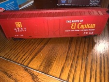 TYCO The route of El Capitan, ATSF #49277 Box Car, HO Scale