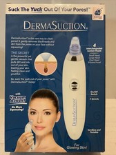 Bulbhead DermaSuction Pore Cleaning Device 4 Suction Heads. New